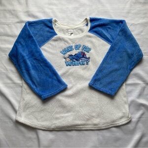 Disney Eeyore Sleepwear Pajama Top Soft Fleece Lounge Wear Women’s XL 16/18